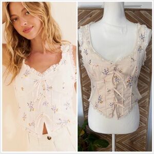 Kourt Giogia  floral corset top